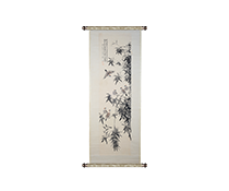 52-竹林白雀圖 文案