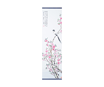 50-民國小鳥桃花